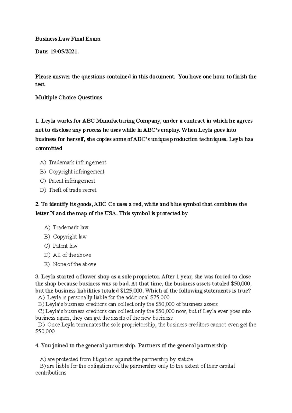 bus-law-final-exam-business