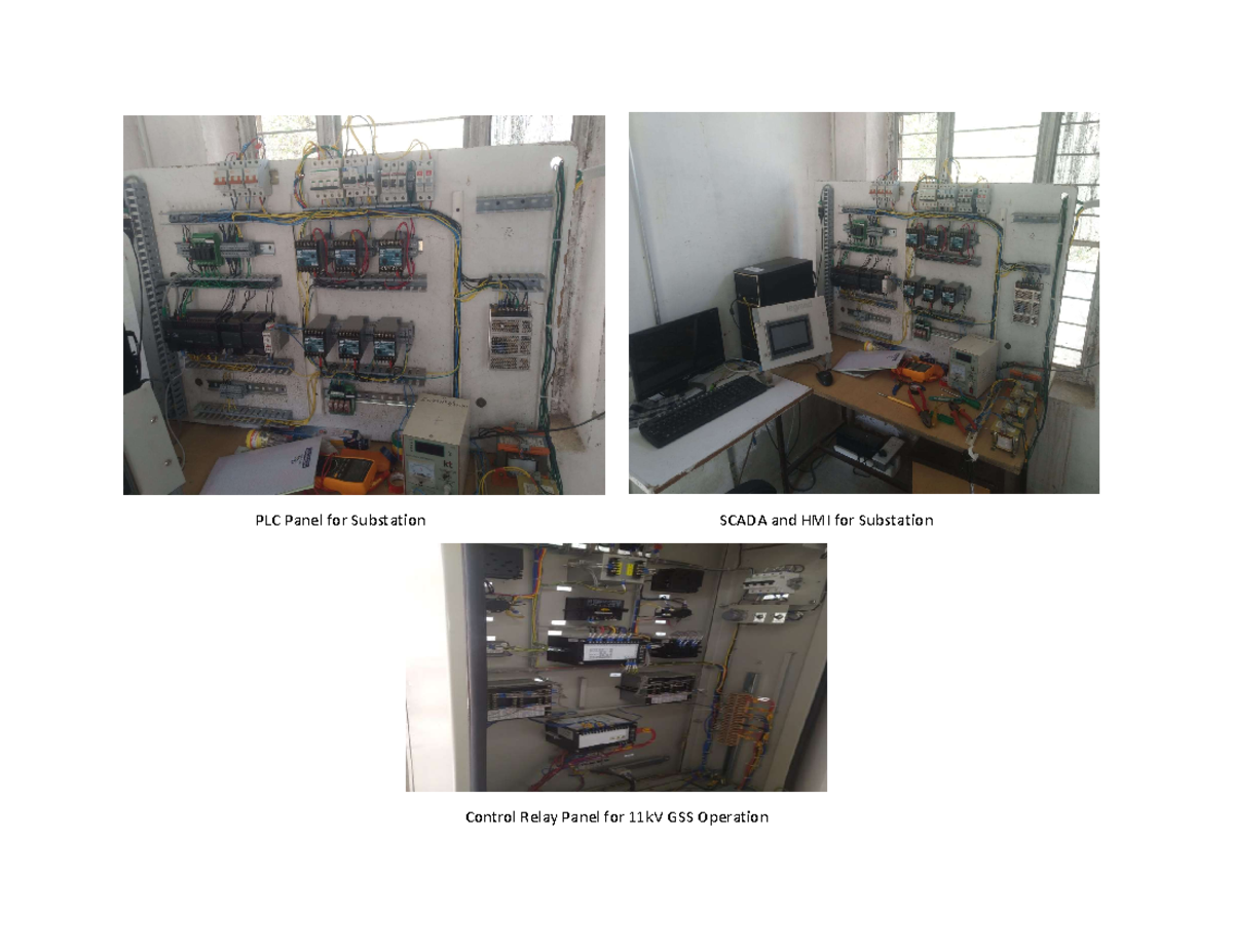 UEM Jaipur Pre Industrial Training Lab - PLC Panel for Substation SCADA ...