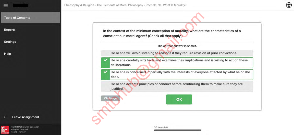 Test bank solutions manual for the elements of moral philosophy 9th