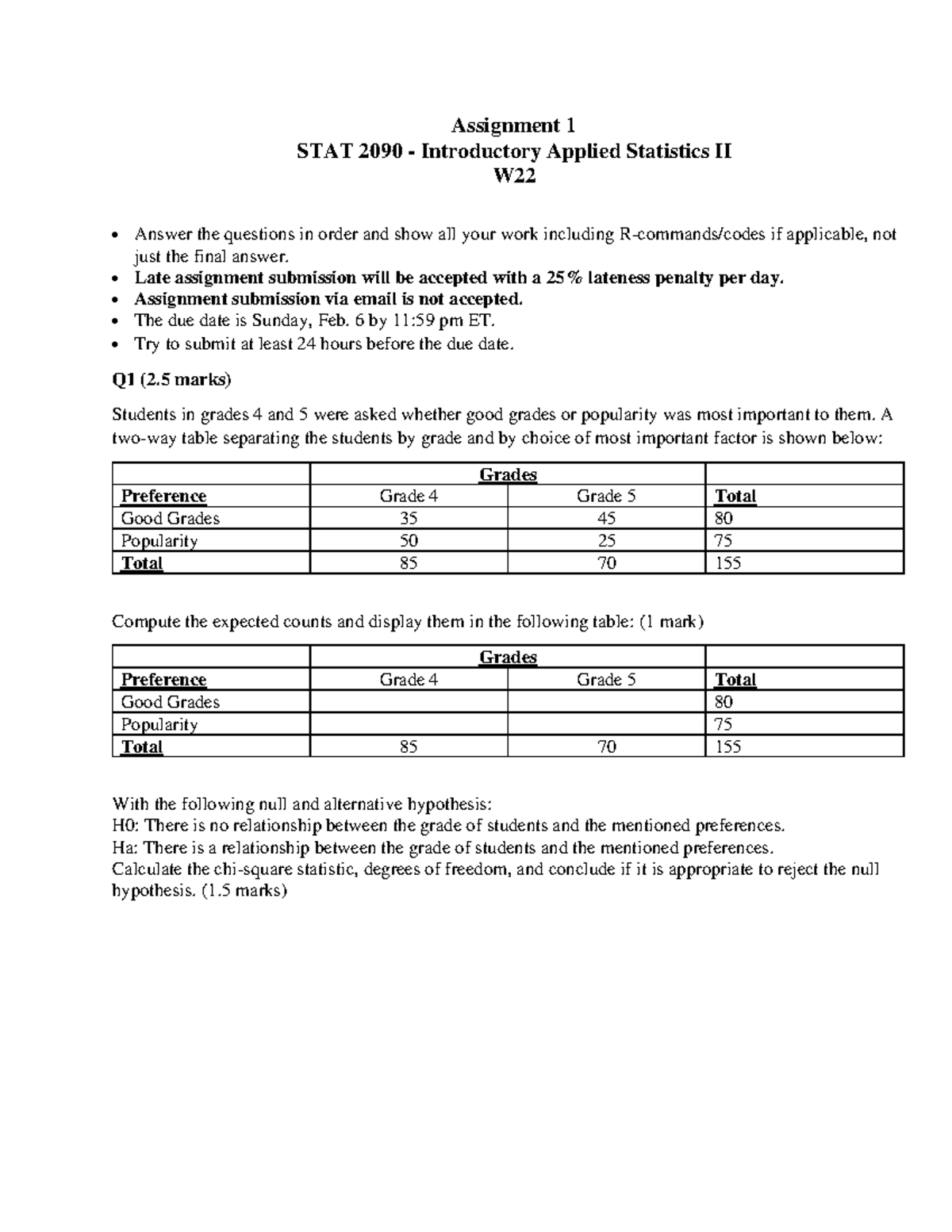 uq late submission penalty assignment