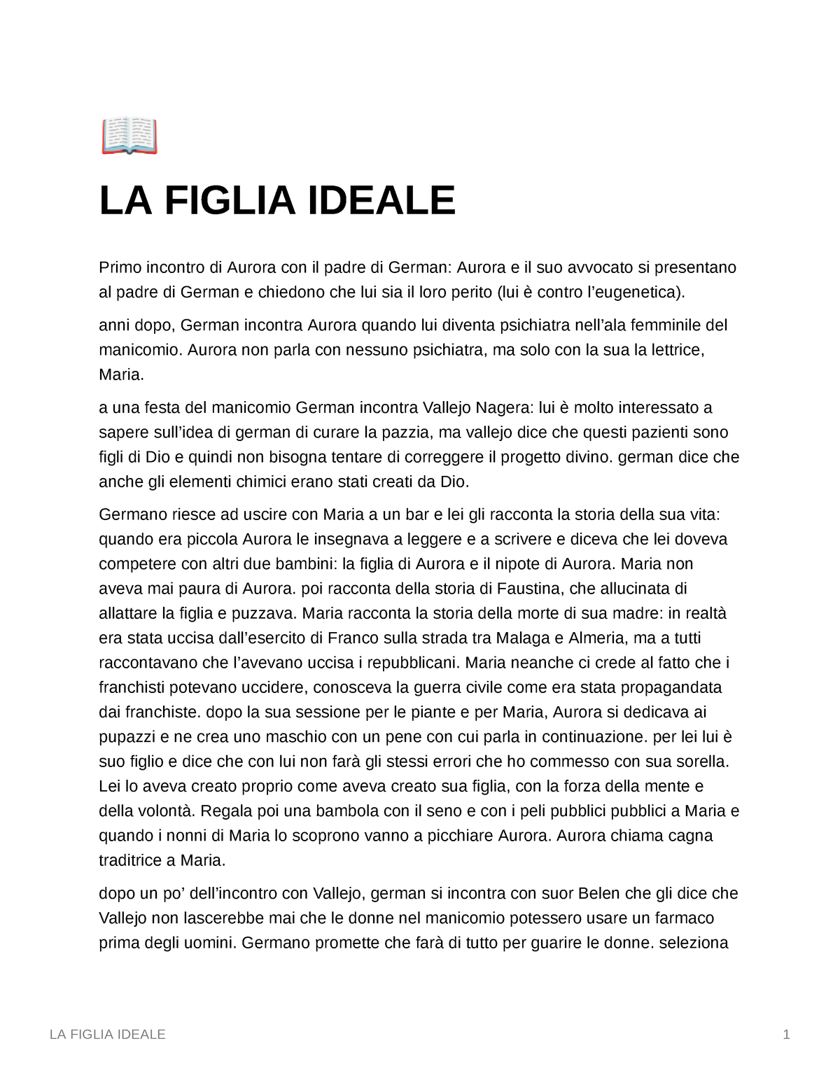 La Figlia Ideale La Figlia Ideale 1 Ä La Figlia Ideale Primo Incontro Di Aurora Con Il Padre 0521