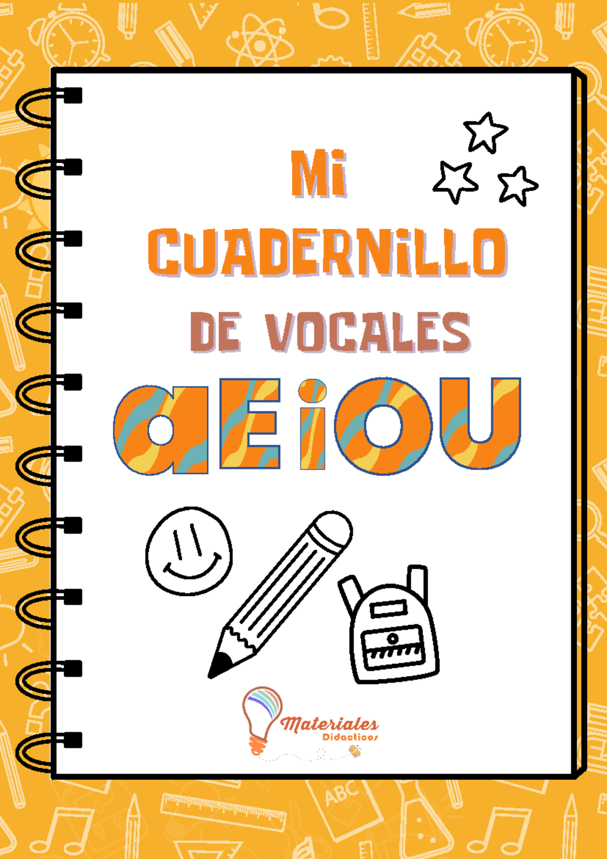 Cuadernillo de Vocales Para Imprimir - DIAS DE LA SEMANADIAS DE LA ...