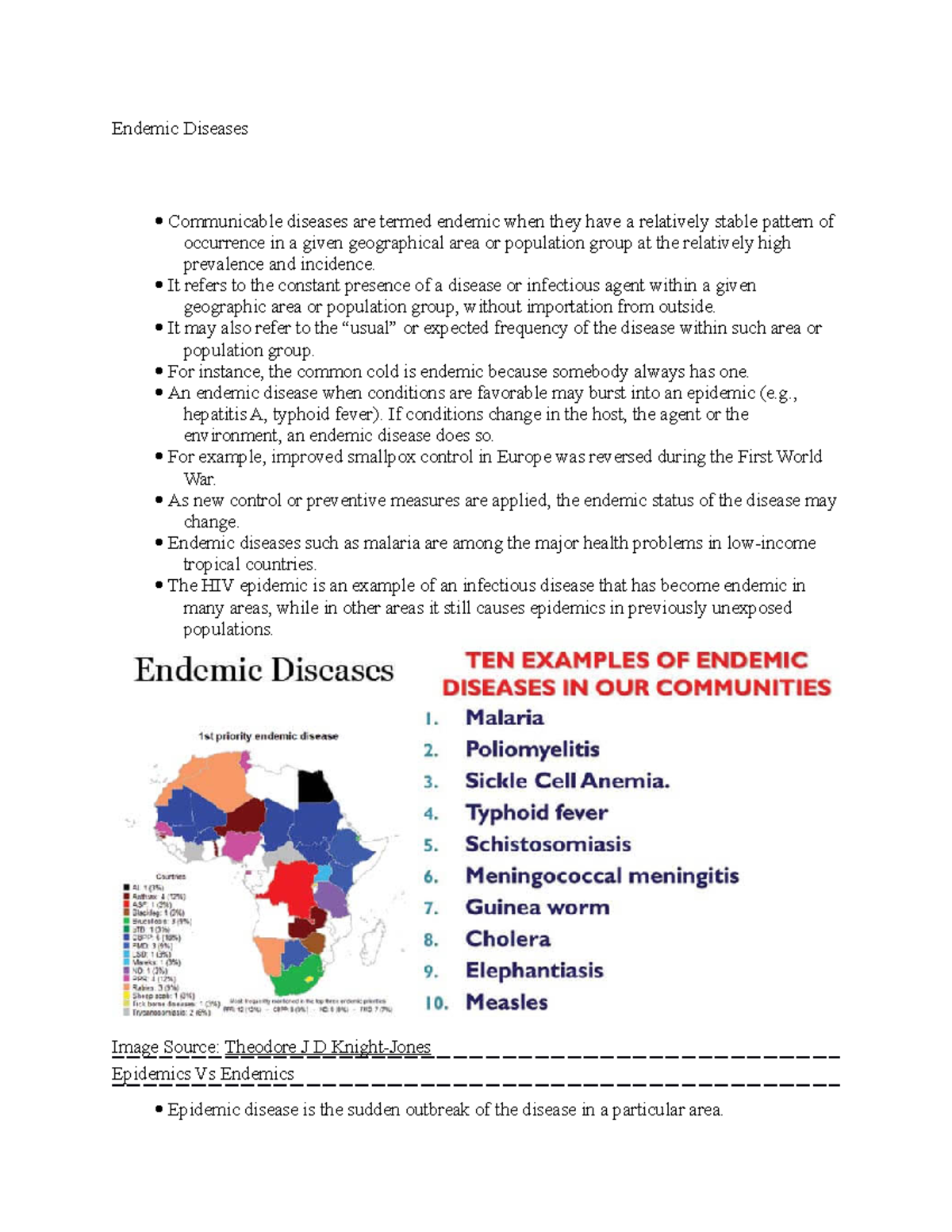 Give Examples Of Endemic Diseases – OQJPQB