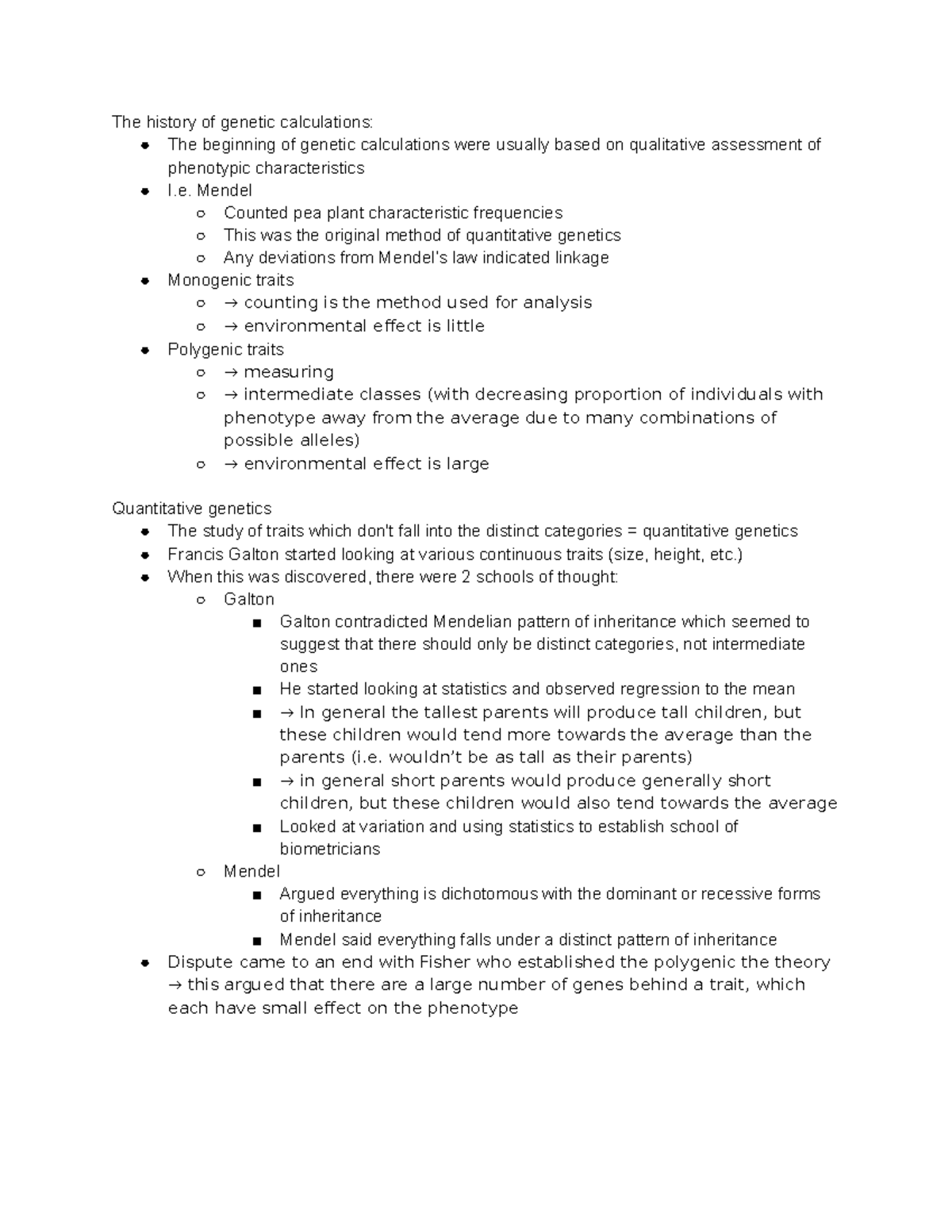 4. Quantitative The history of calculations The