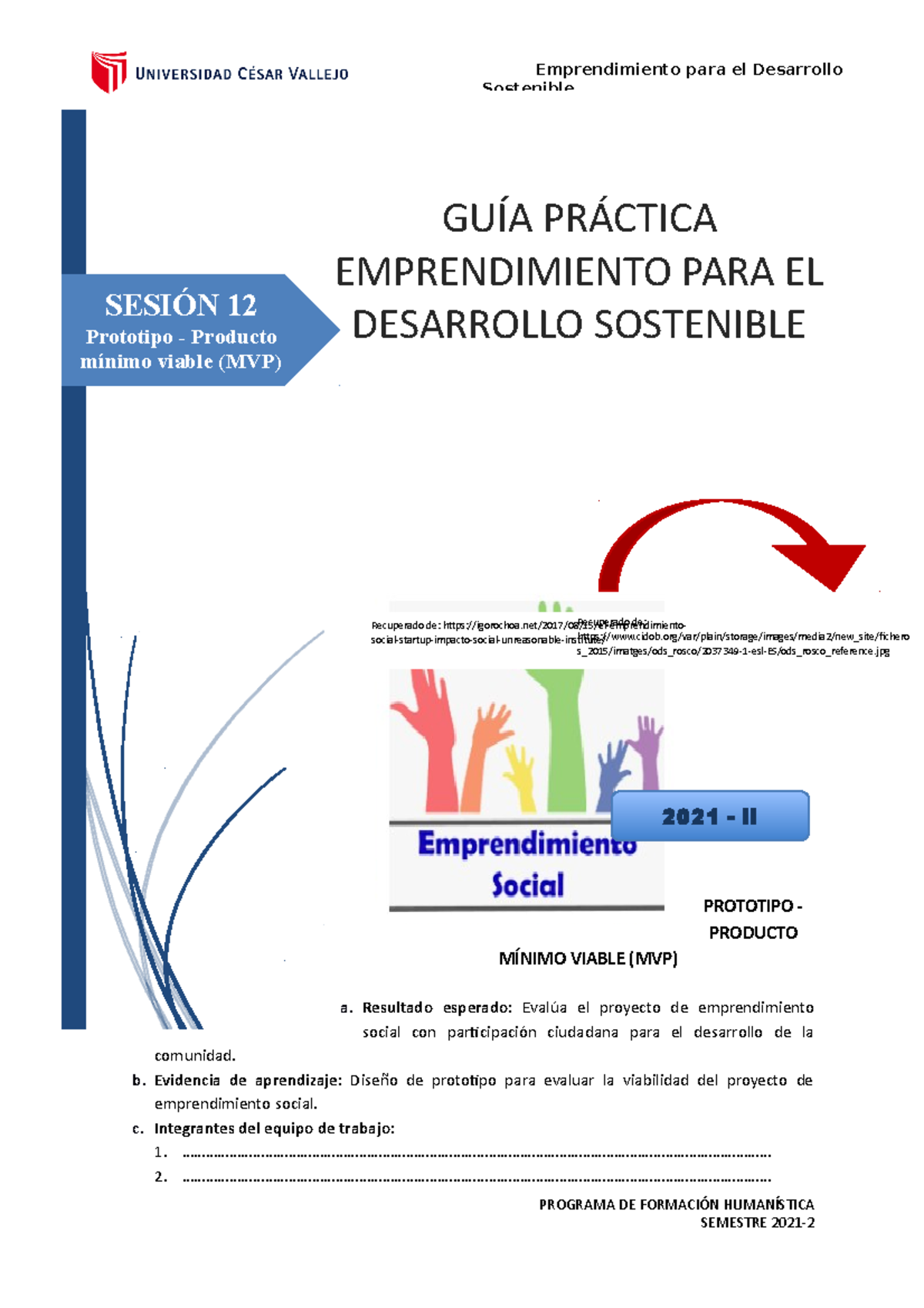 GUÍA Práctica Sesión 12 - Creatividad E Innovación - UCV - Studocu