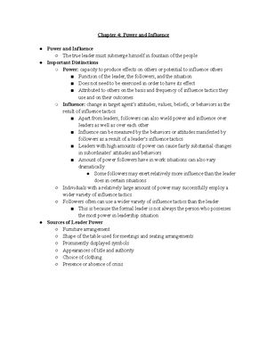 MGMT380-CH1 - Lecture notes 1 - Chapter 1: What do we mean by ...