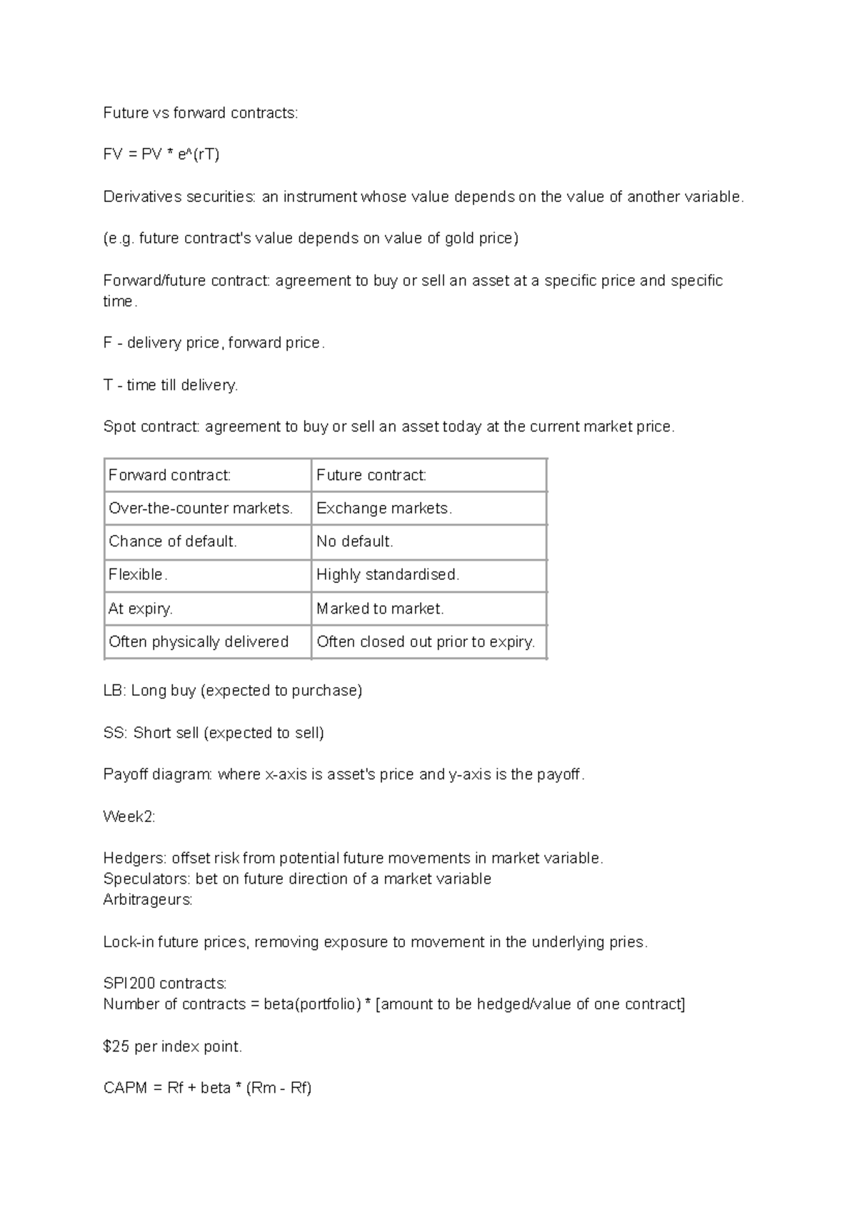 Derivatives - Financial markets, pricing, future and forward contracts ...