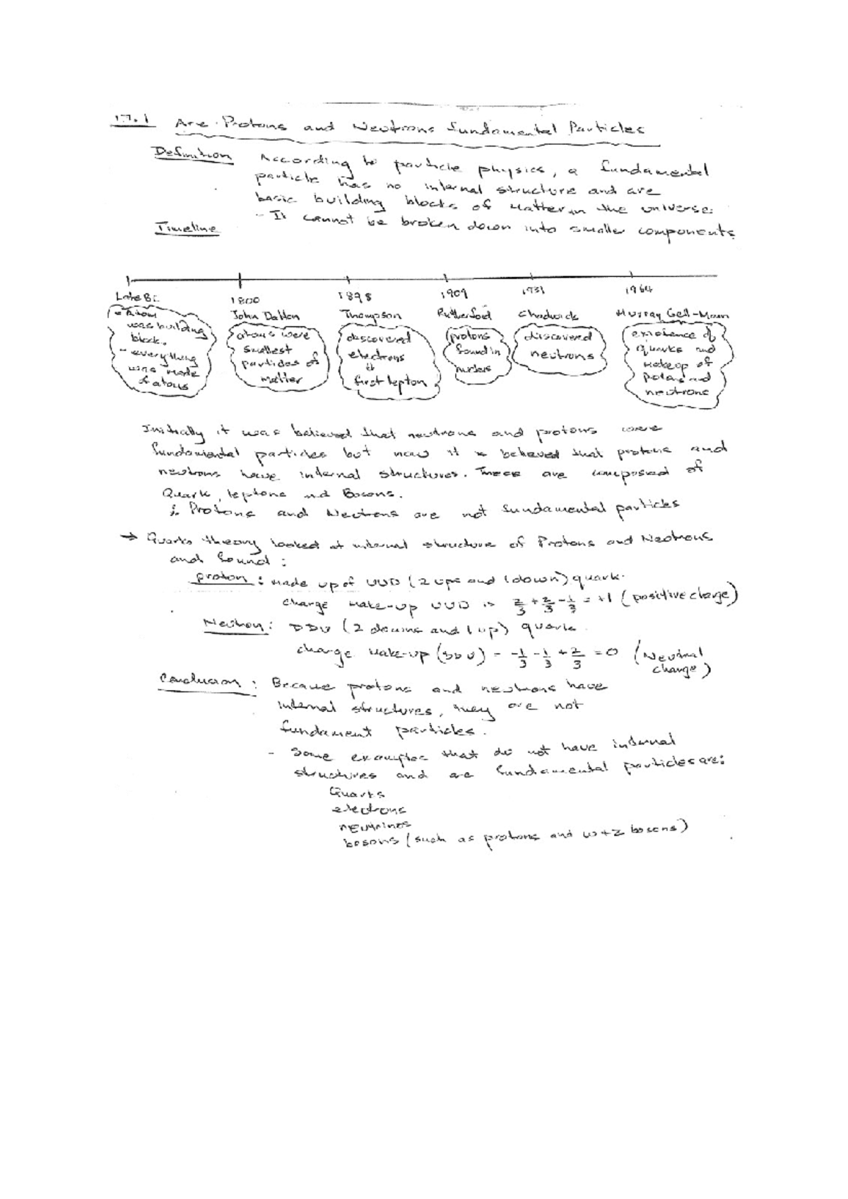 Physics 17 - Fundamental Particles (module 8) - 17 Are Protons and ...
