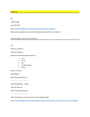 PCP Sample - PCP - ` 1 | Unit- 6 Managing a Successful Computing ...