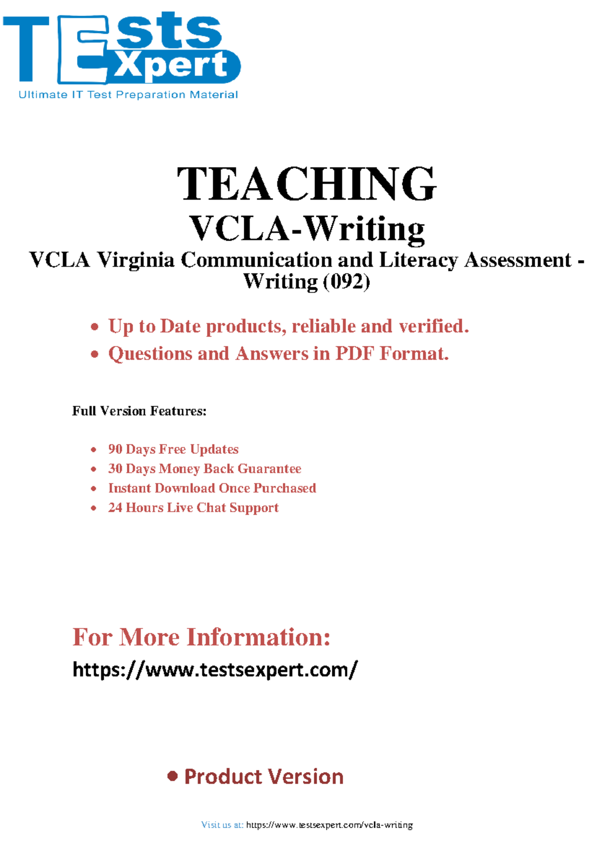Maximize Success Your VCLA Virginia Communication & Literacy Writing ...