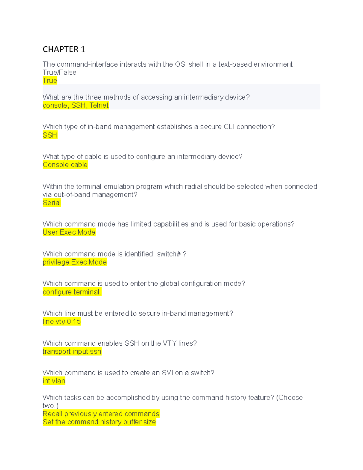 Quizlet Chapter 17 CHAPTER 1 The commandinterface interacts with