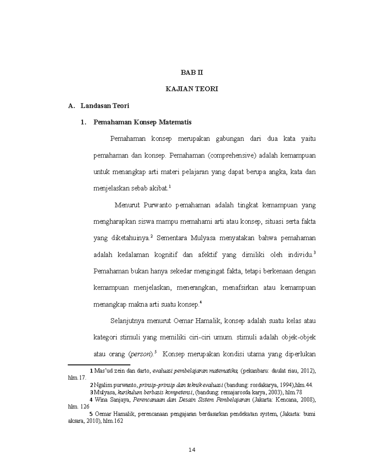 Bab II - Proposal Pendidikan Matematika - BAB II KAJIAN TEORI A ...