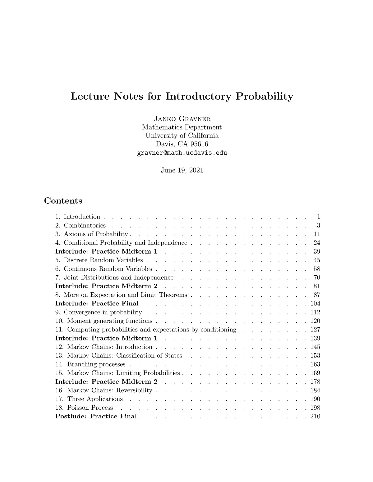 Lecturenotes - PROBABILITY DETAILED NOTES - Lecture Notes For ...