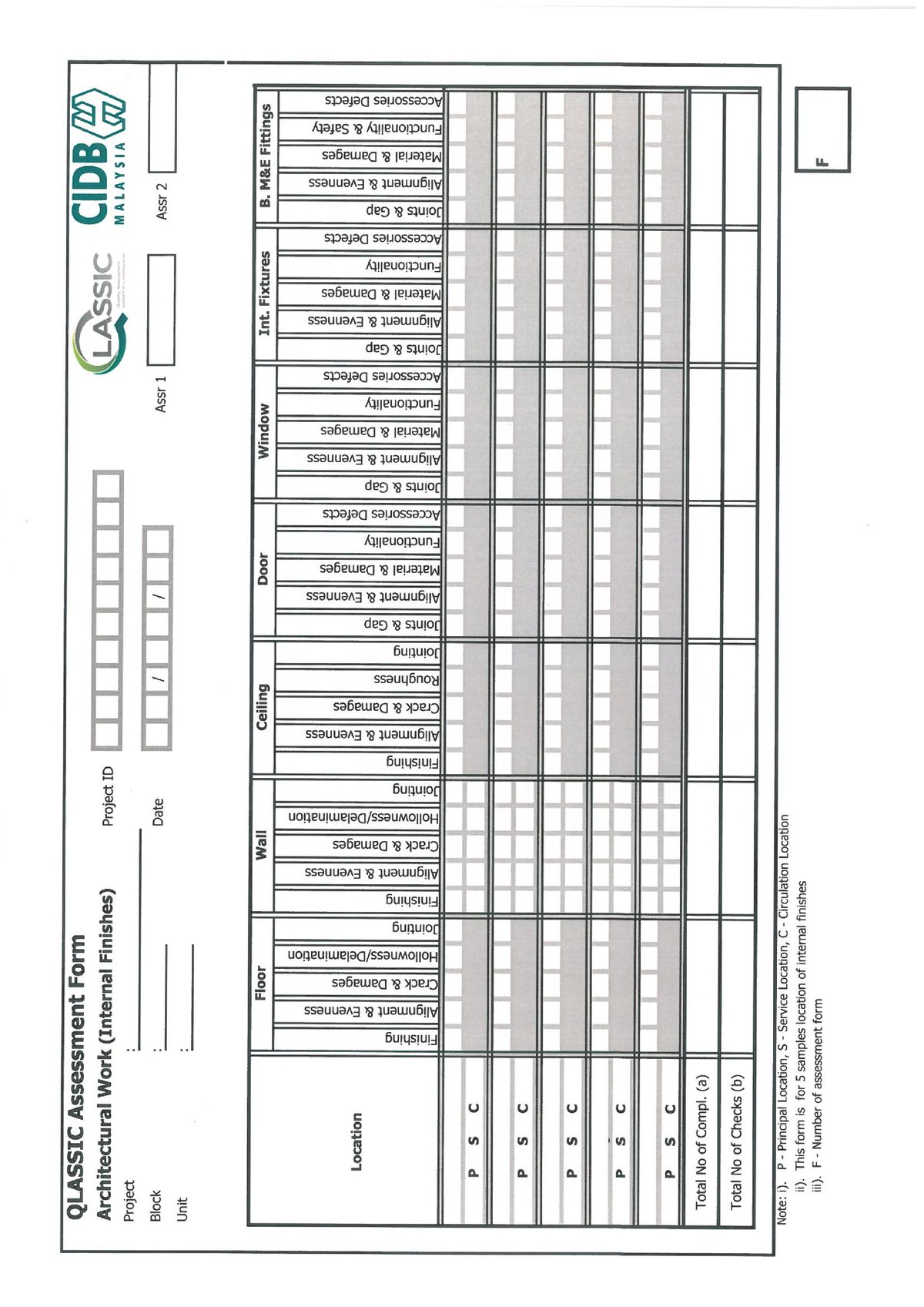 Qlassic Assessment Form - Civil Engineering - Studocu