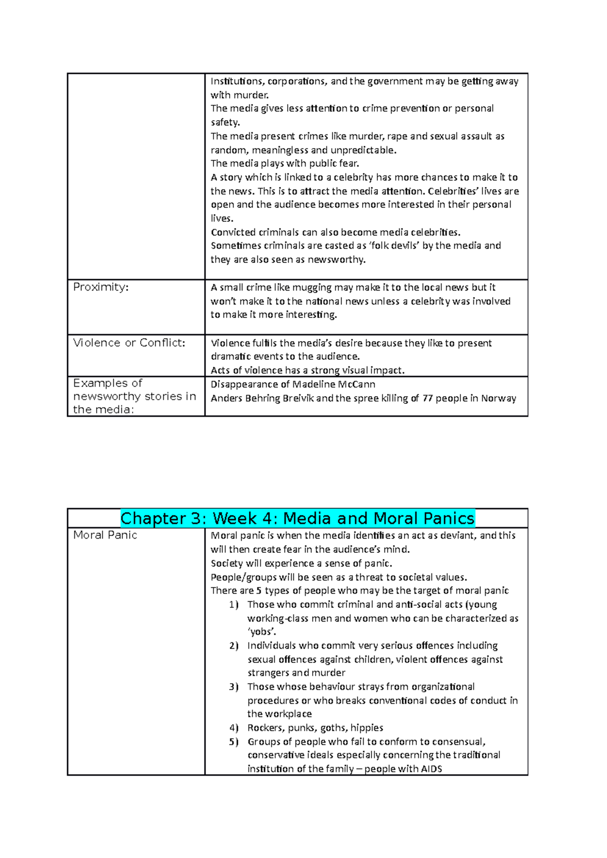 Reading note 4 crime media - Institutions, corporations, and the ...