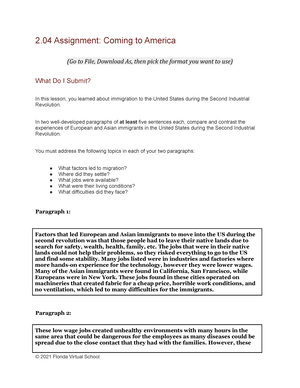 Copy Of USH 2.07 Template FLVS Flex - Assignment For 2. DO NOT Request ...