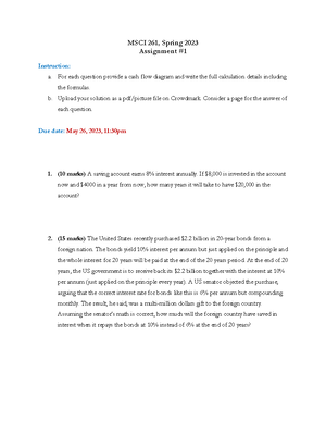 MSE 261 (F24) Formula sheet for Midterm exam - Msci 261 - MSE 261 ...