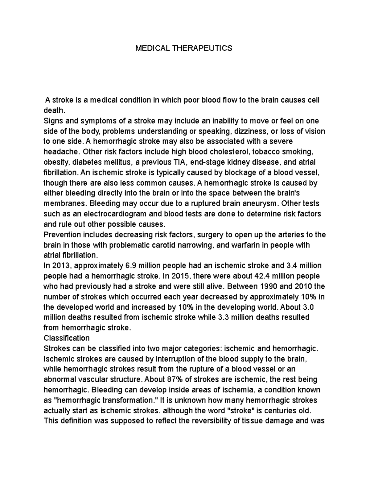 untitled-document-essay-about-strokes-medical-therapeutics-a-stroke