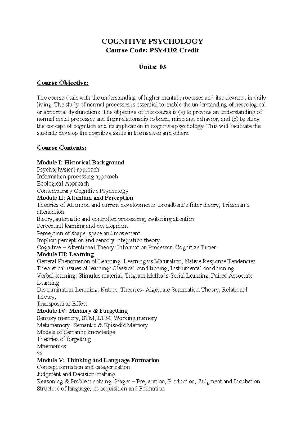 New Syllabus bc5d23f0-6c8d-45fa-b738-34562 ad9490f - COGNITIVE ...