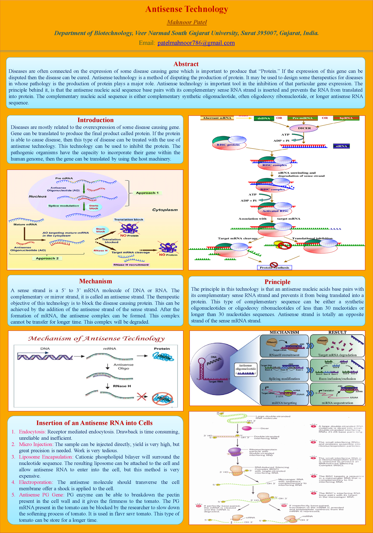 Antisense Technology-1 - Antisense Technology Mahnoor Patel Department ...