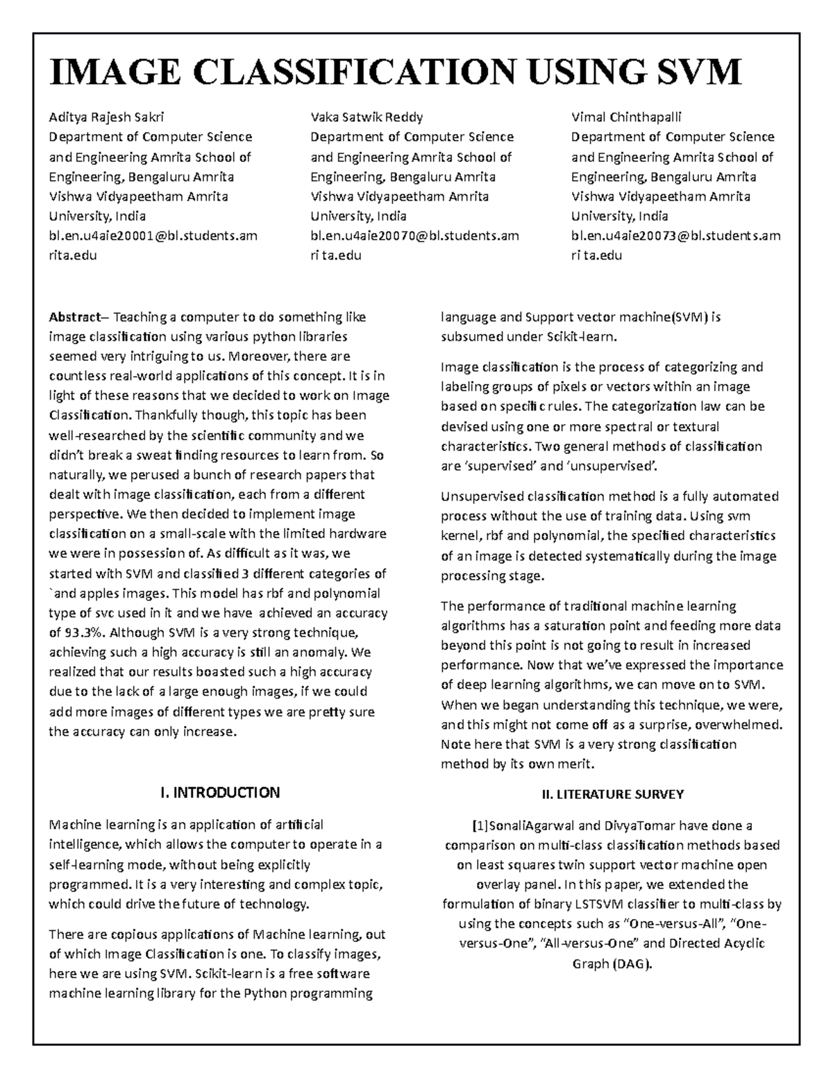 Team26 Math report for image classification - IMAGE CLASSIFICATION ...