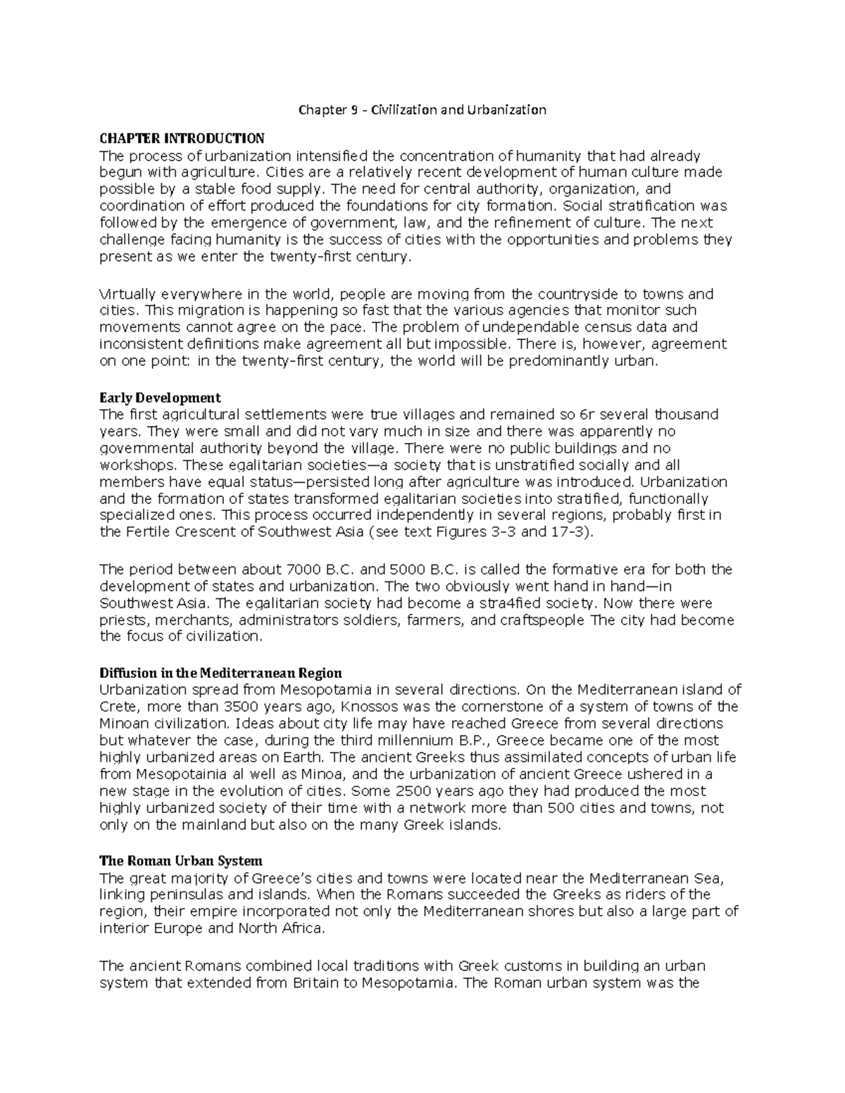 Chapter 9 - Lecture notes 9 - social studies - Studocu