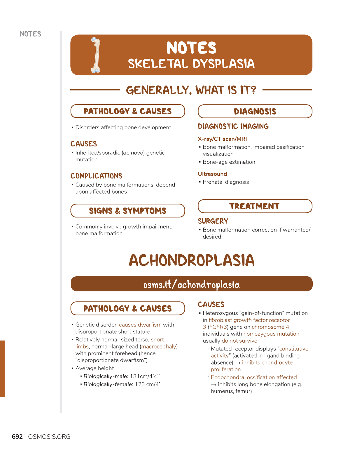 Skeletal Dysplasia NOTES NOTES SKELETAL DYSPLASIA Disorders Affecting   Thumb 1200 1553 