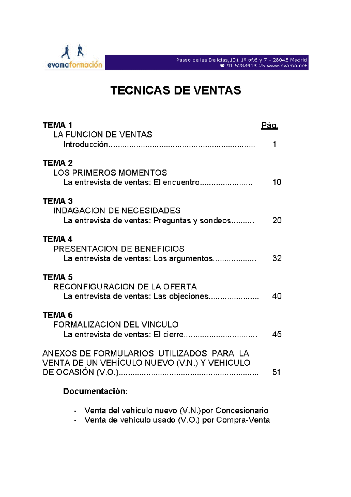 Proceso de la venta - TECNICAS DE VENTAS TEMA 1 Pág. LA FUNCION DE ...