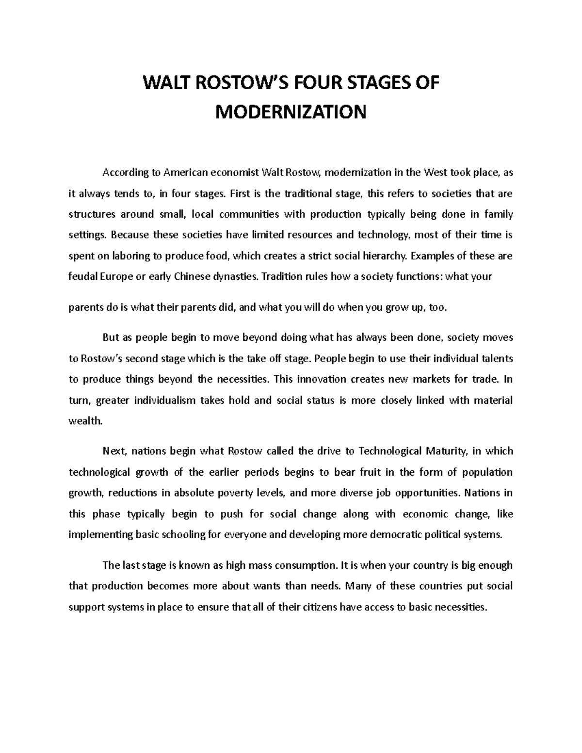 walt-rostows-four-stages-of-modernization-walt-rostow-s-four-stages