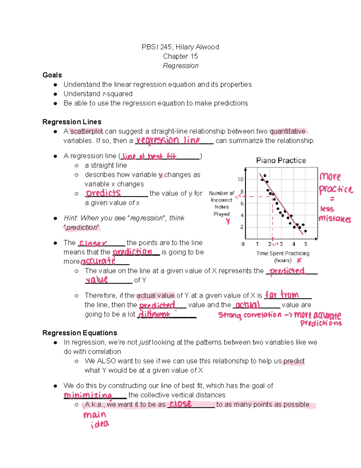 245 Ch15+notes - Notes for statistical psychology - PBSI 245, Hilary ...