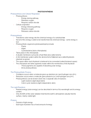 Biology Chapter 1 Study Guide - BIOL 1010 Chapter 1 Study Guide To Do ...