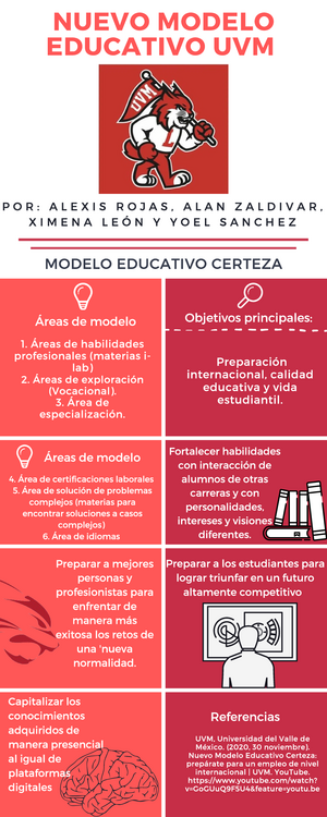 Nuevo Modelo Educativo Uvm - NUEVO MODELO EDUCATIVO UVM Áreas de  habilidades profesionales (materias - Studocu