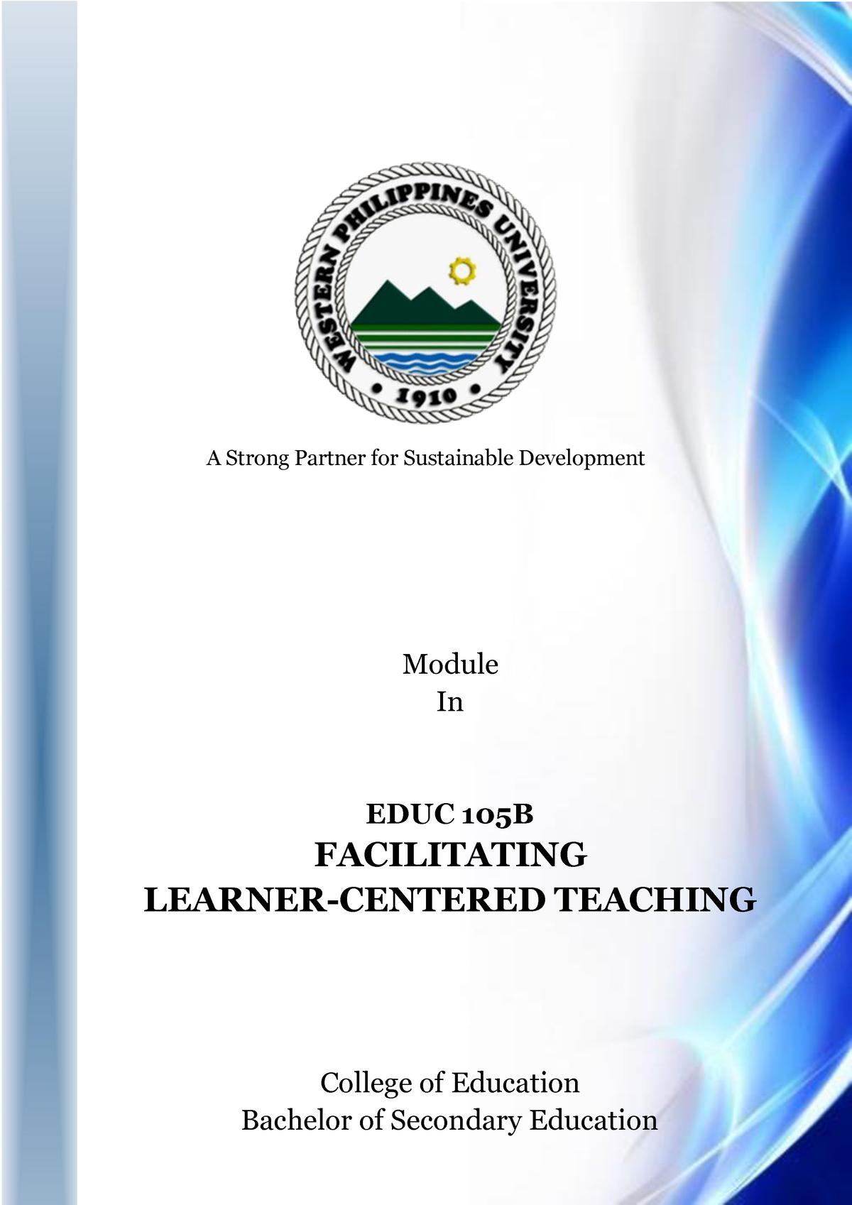 NEW Module 1 Understanding Learning 3 - A Strong Partner for ...