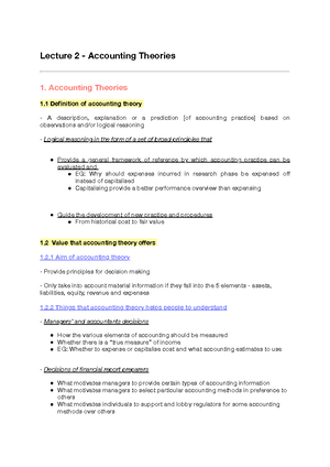 Chapter 3 - Summary Financial Accounting - Chapter 3: Accrual ...