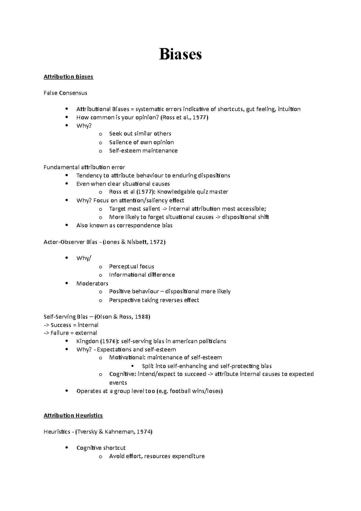 Biases toward socity - Biases Attribution Biases False Consensus ...