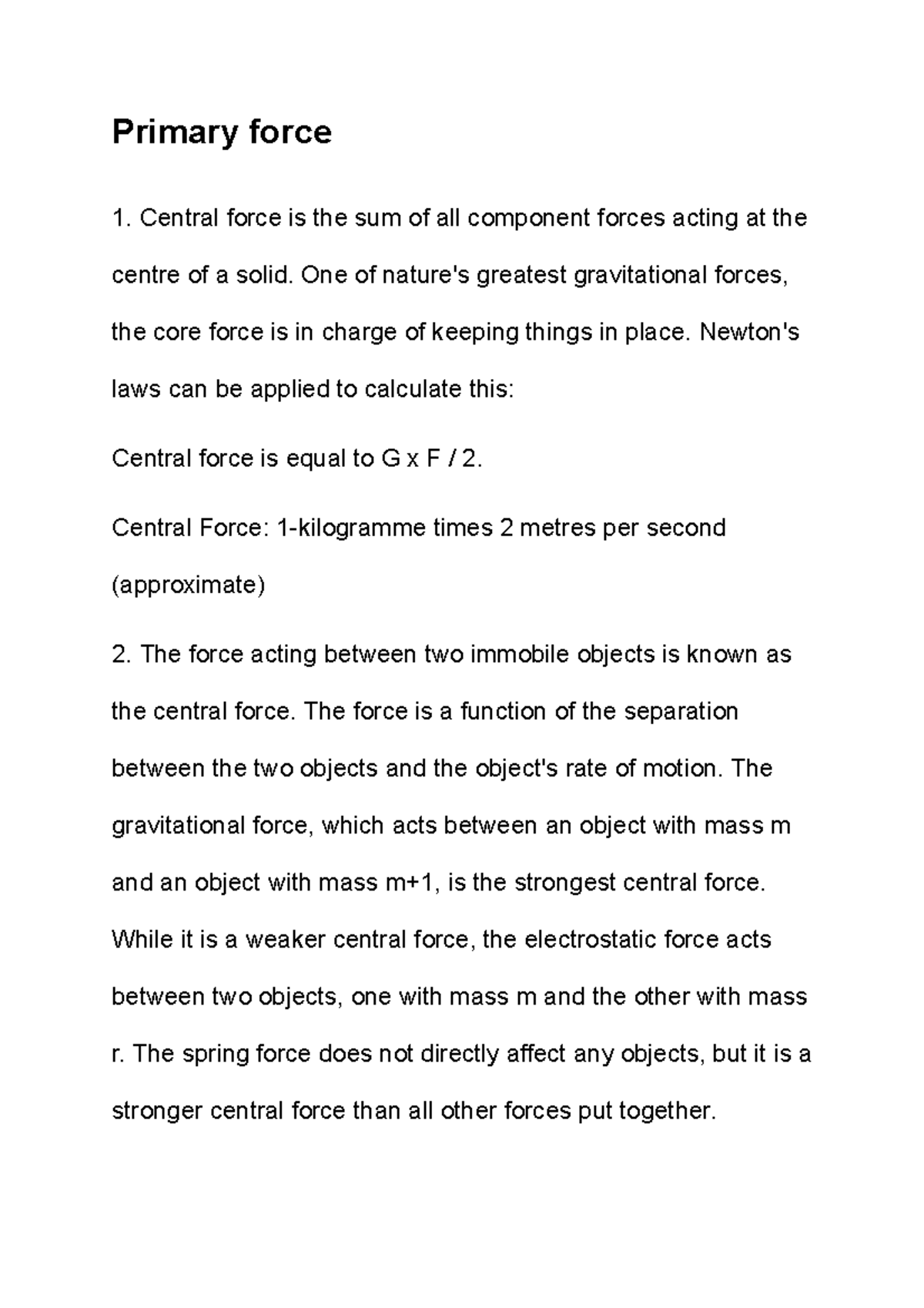 primary-force-notes-primary-force-central-force-is-the-sum-of-all