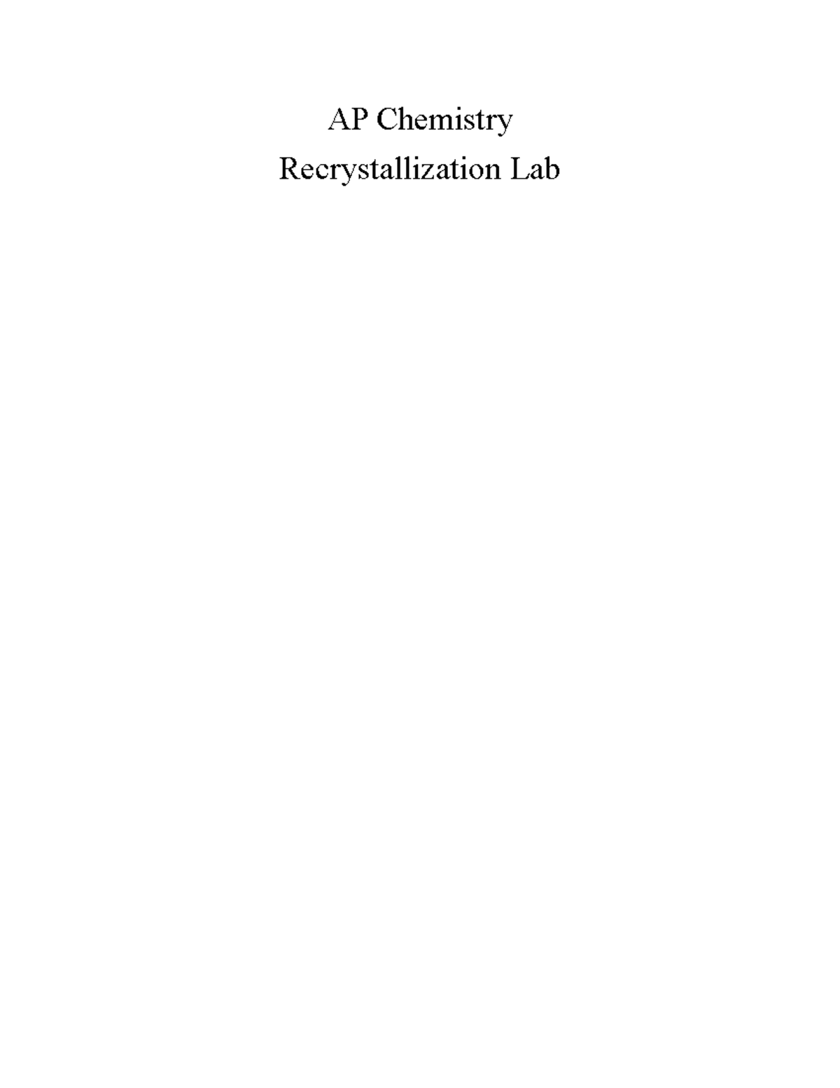 Recrystallization - Introduction: In Organic Chemistry, The Process Of ...