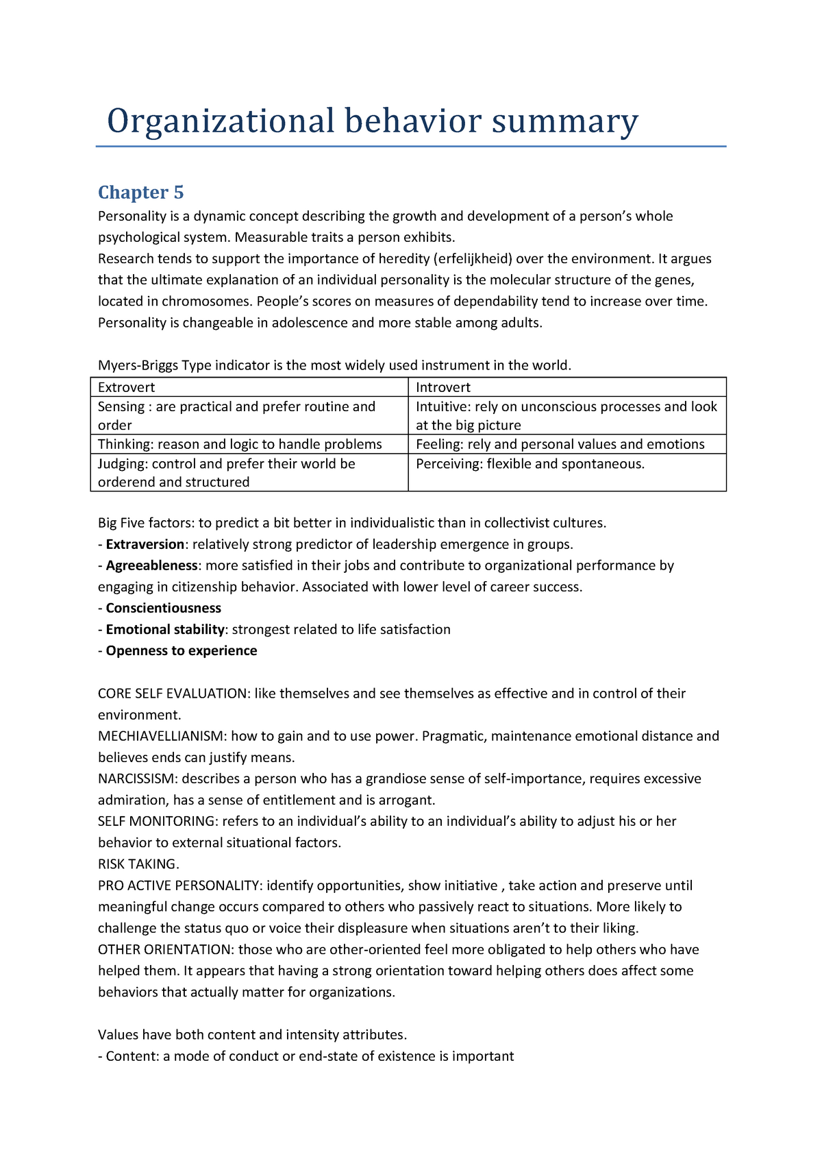 summary-organizational-behavior-book-organizational-behavior