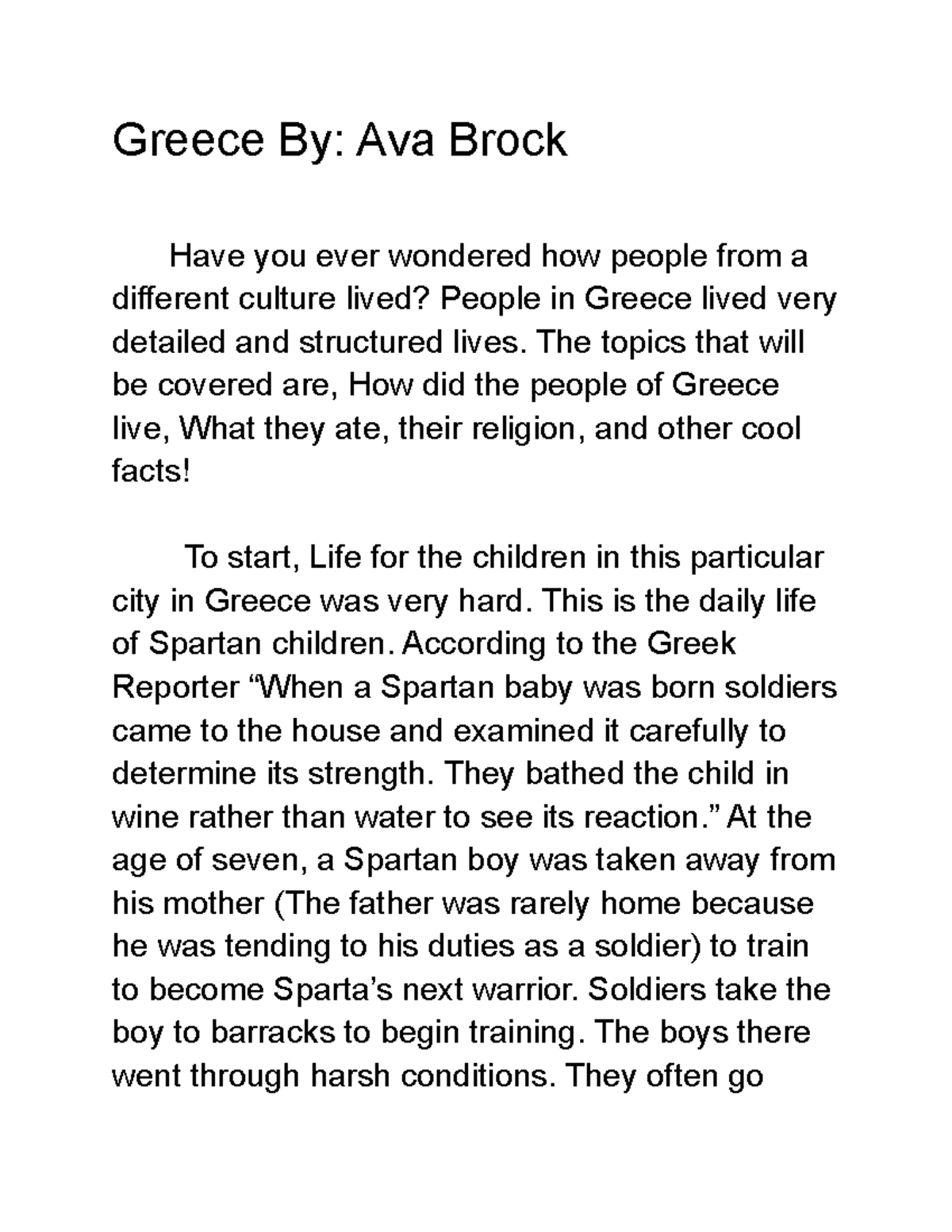 World History Essay- Greece- Ava Brock - Deprecated API usage: The SVG ...