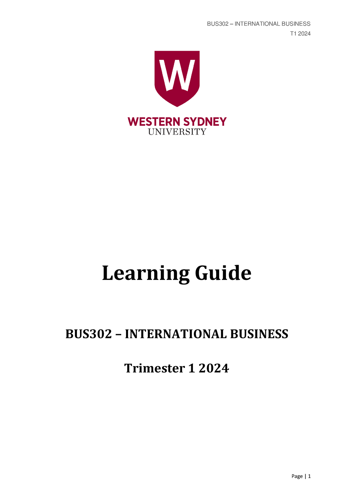 International Business LG 2024 T1 T 1 2024 Page 1 Learning Guide   Thumb 1200 1697 