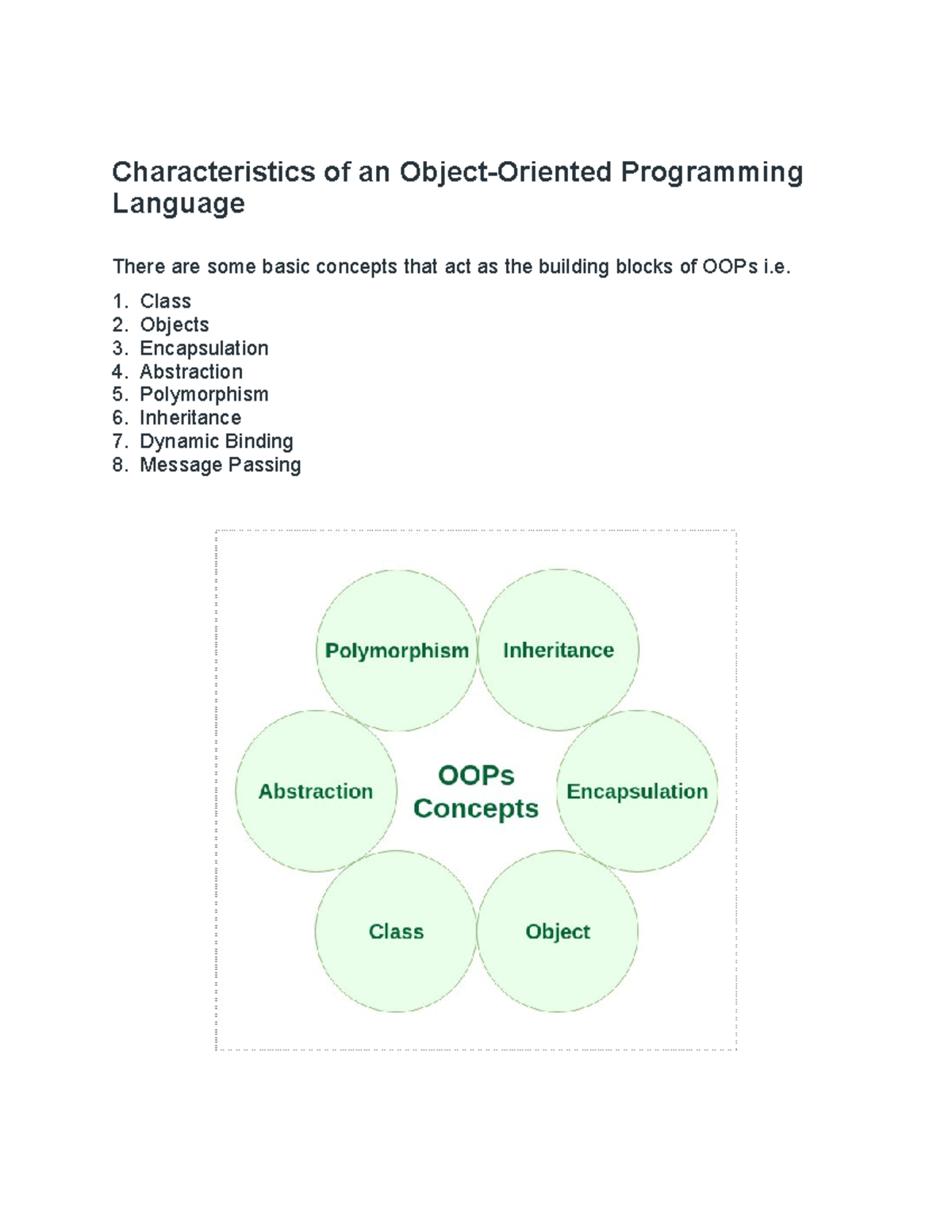 Inheritance in C++ Notes including Polimorhism - Characteristics of an ...