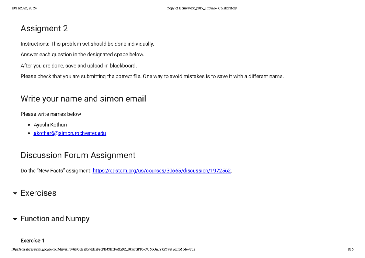 Quant+Fin+Assignment+2 - Instructions: This problem set should be done ...