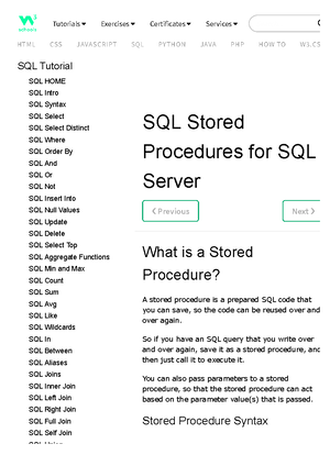 SQL SUM Function - Database Systems - ‹ Previous Next › SQL SUM ...
