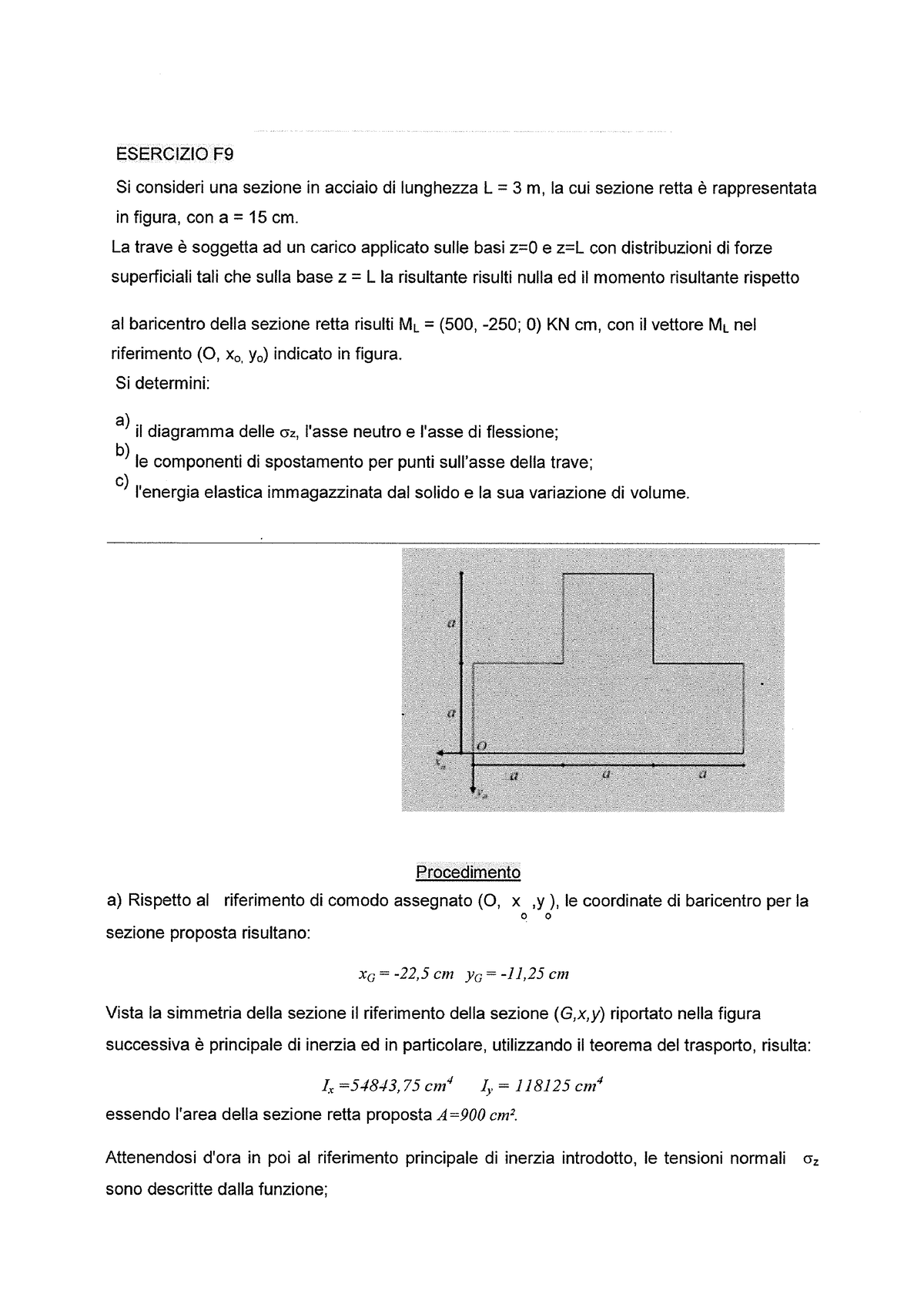 Elaborato 3 Scienze Delle Costruzioni - Studocu