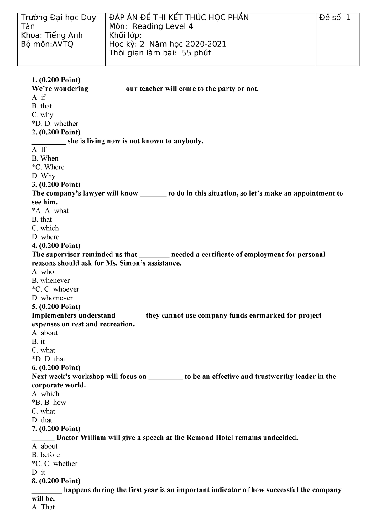 Final EXAM ENG266J 2021S %C4%91%E1%BB%81%201%20-%20key - Trường Đại học ...