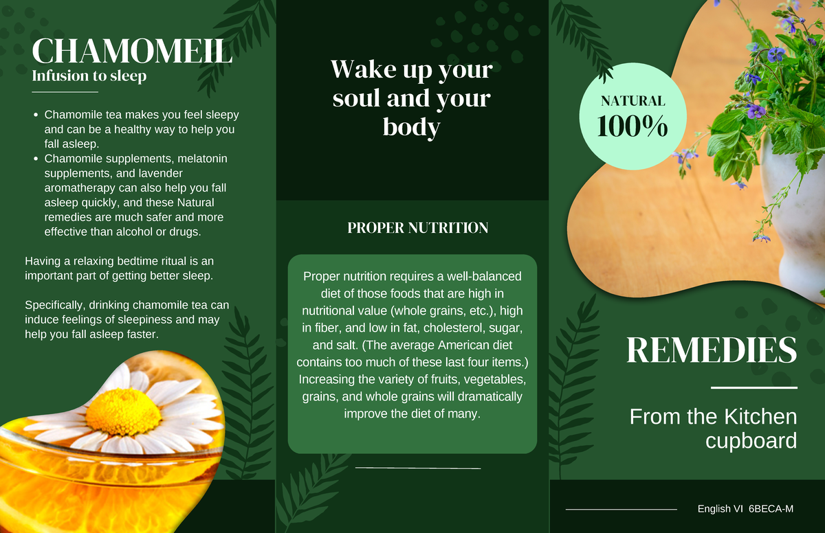 Remedies from the kitchen cupboard - ####### NATURAL English VI 6BECA-M ...