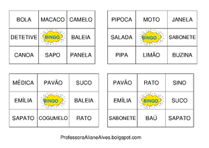 SÍLABAS SIMPLES - JOGO DO MACACO