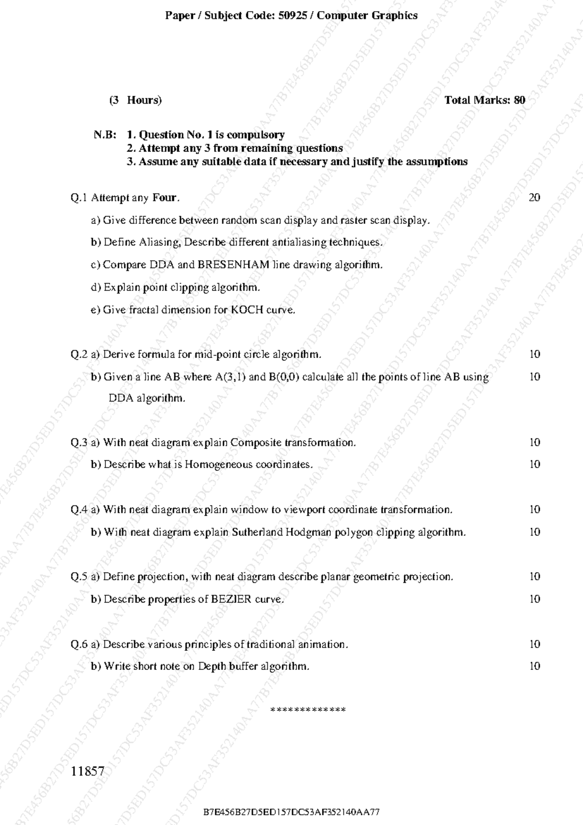 Dec22-Comp-CG - Question Papers - 11857 (3 Hours) Total Marks: 80 N: 1 ...