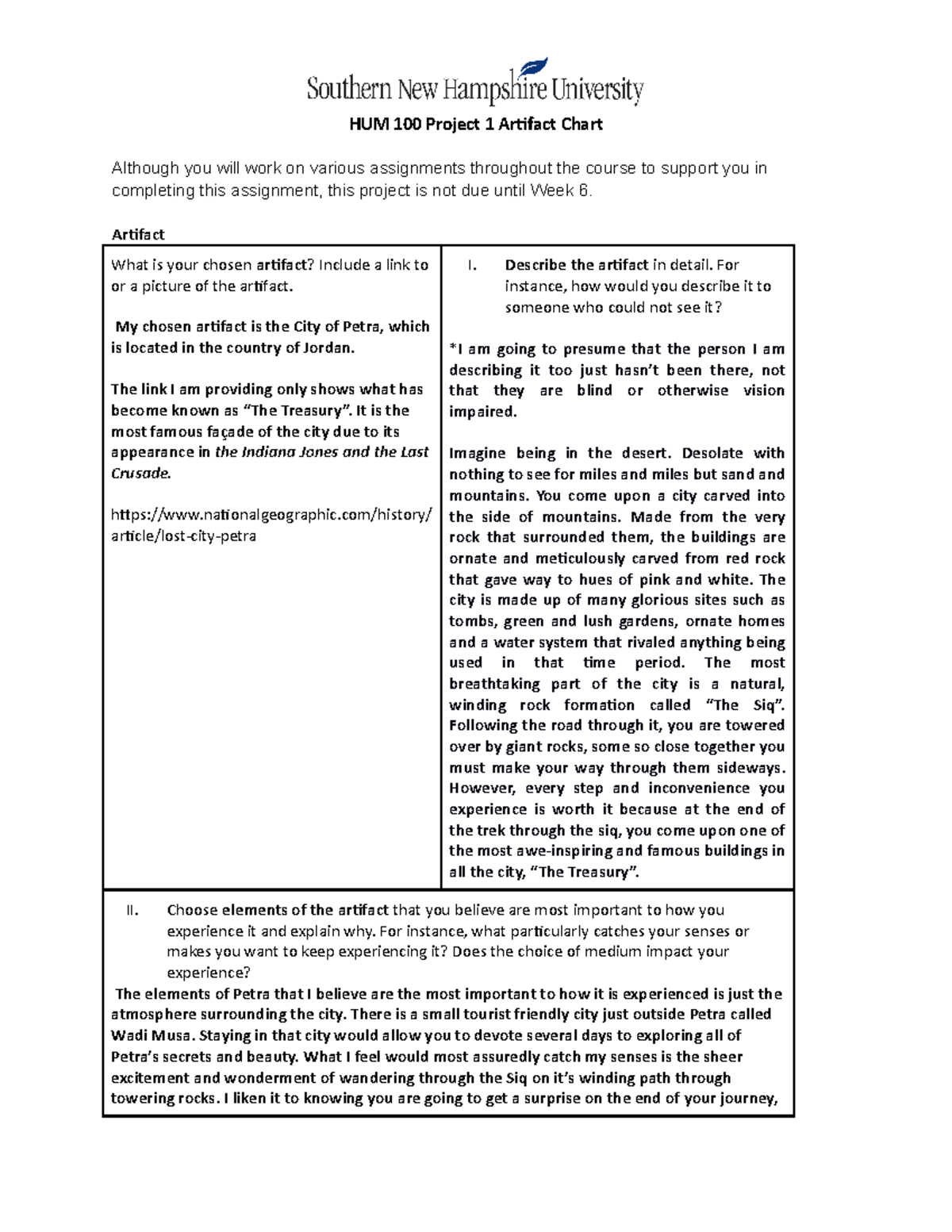 HUM 100 Project 1 (Artifact Sheet) Mahzi 07-30-2021 - HUM 100 Project 1 ...