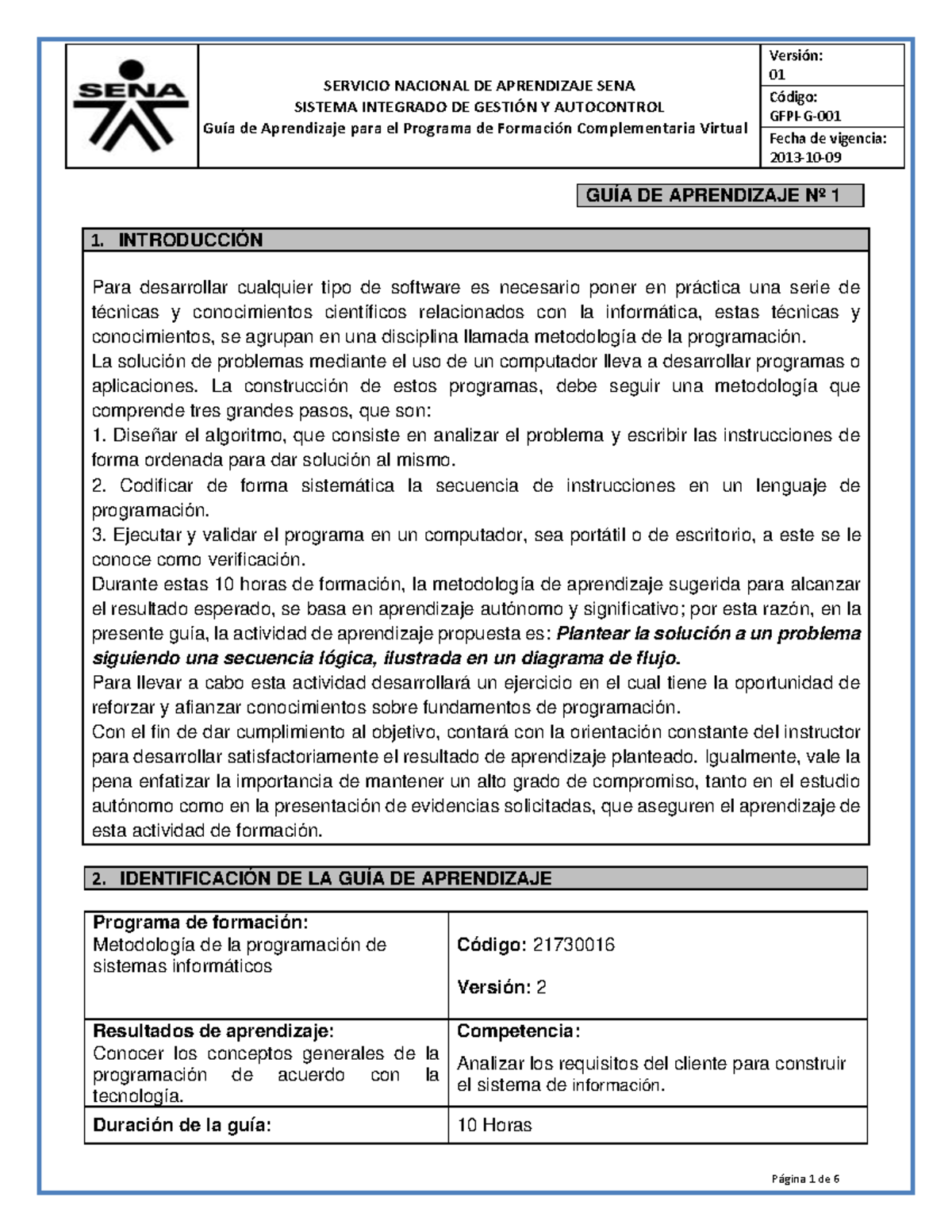 Guia De Aprendizaje 1 - Lll - SERVICIO NACIONAL DE APRENDIZAJE SENA ...